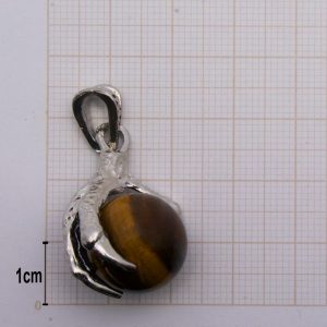 Pingente de dragão Olho de Tigre