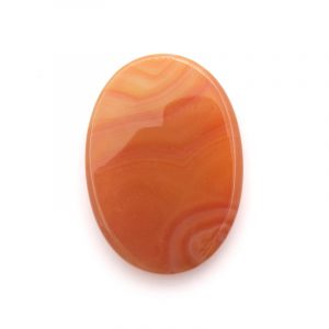 Pedra frisada oval Ágata