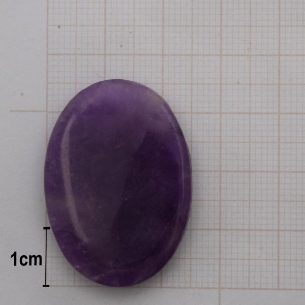 Pedra frisada oval Ametista - Image 2