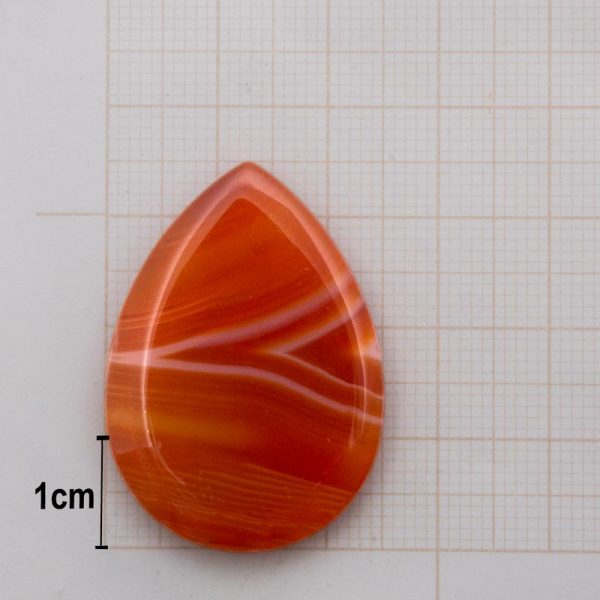 Pedra frisada gota Ágata - Image 2