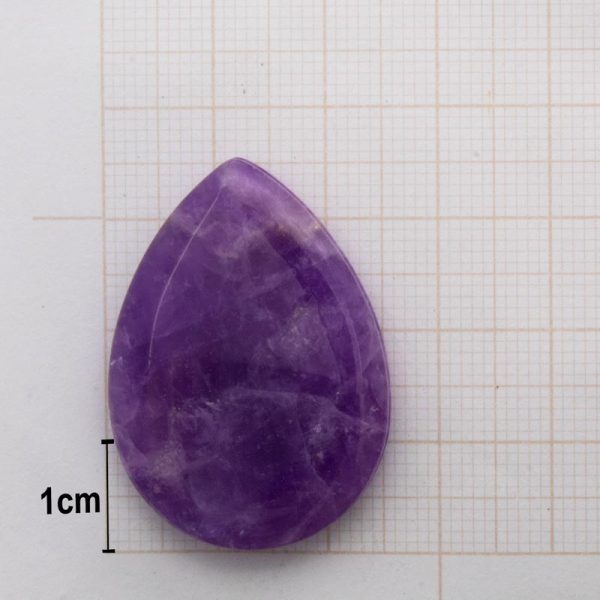 Pedra frisada gota Ametista - Image 2