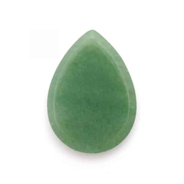 Pedra frisada gota Quartzo Verde