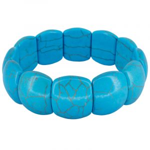 Pulseira de Howlita azul 03