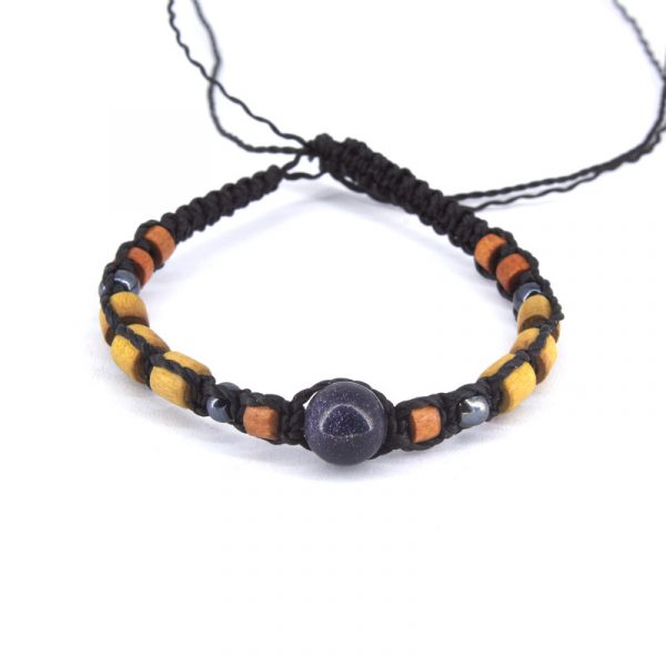 Pulseira de macramê pedra da Estrela