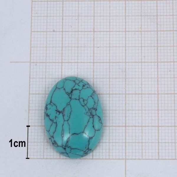 Cabochão de Howlita turquesa - Image 2