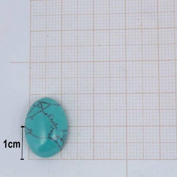 Cabochão de Howlita turquesa - Image 3