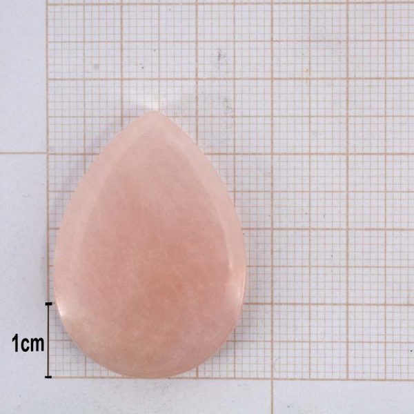 Pedra frisada gota  Quartzo rosa - Image 2