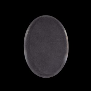 Pedra frisada oval Cristal