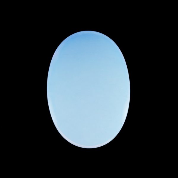Pedra frisada oval da Lua