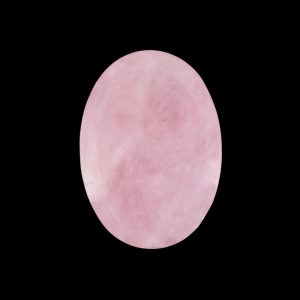 Pedra frisada oval Quartzo rosa