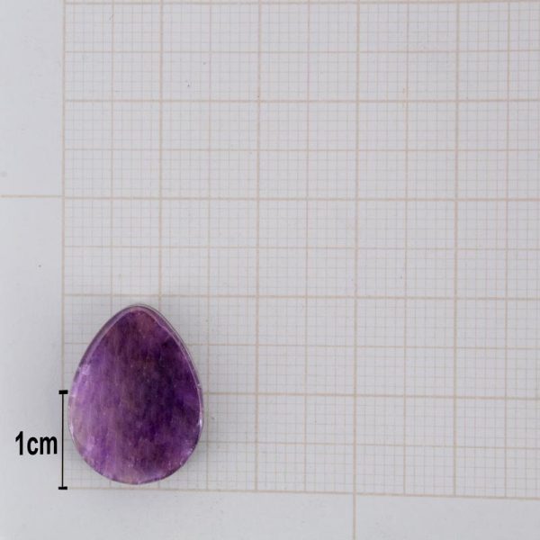 Pedra frisada gota Ametista - Image 3