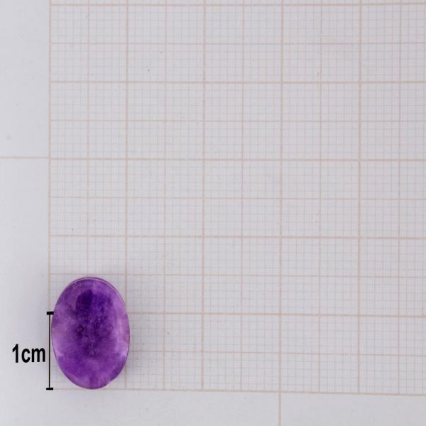 Pedra frisada oval Ametista - Image 3