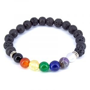 Pulseira 7 Chakras Vulcânica