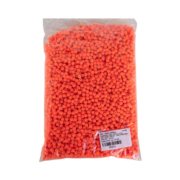 miçanga emborachada laranja