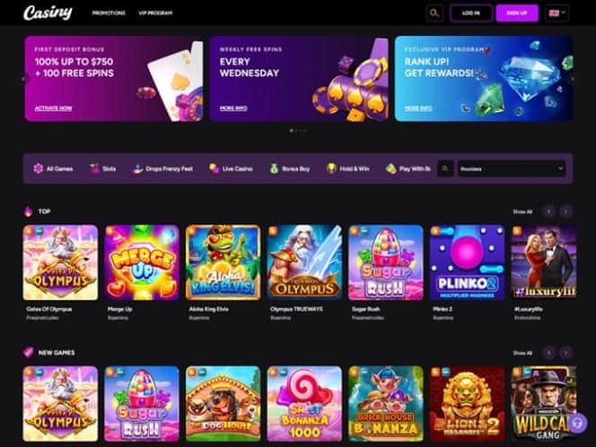 Casiny Casino No Deposit Bonus 18